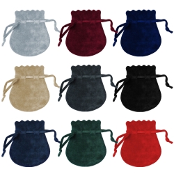 Samt Zugbeutel für Schmuck in verschiedenen Farben und Größen
